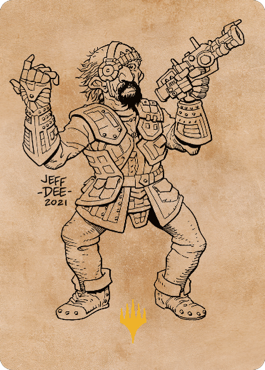 Jan Jansen, Chaos Crafter Art Card (Gold-Stamped) [Commander Legends: Battle for Baldur's Gate Art Series] | Gamers Paradise
