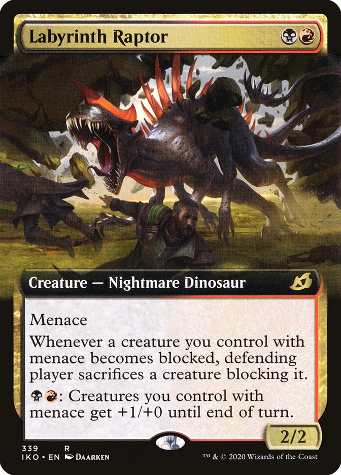 Labyrinth Raptor (Extended Art) [Ikoria: Lair of Behemoths] | Gamers Paradise