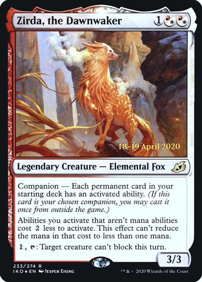 Zirda, the Dawnwaker [Ikoria: Lair of Behemoths Prerelease Promos] | Gamers Paradise