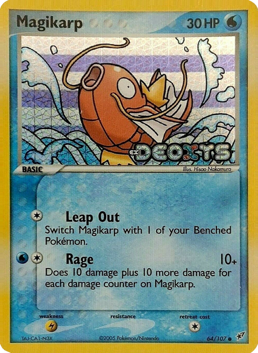 Magikarp (64/107) (Stamped) [EX: Deoxys] | Gamers Paradise