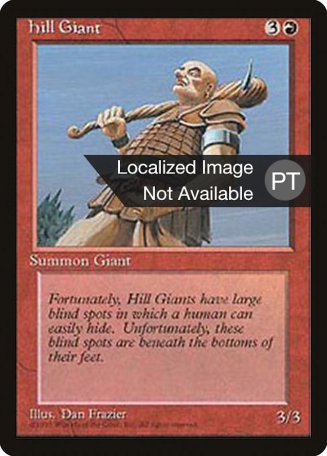 Hill Giant [Fourth Edition (Foreign Black Border)] | Gamers Paradise