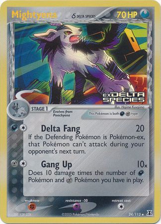 Mightyena (24/113) (Delta Species) (Stamped) [EX: Delta Species] | Gamers Paradise