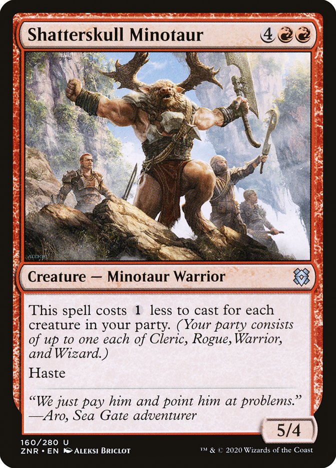 Shatterskull Minotaur [Zendikar Rising] | Gamers Paradise