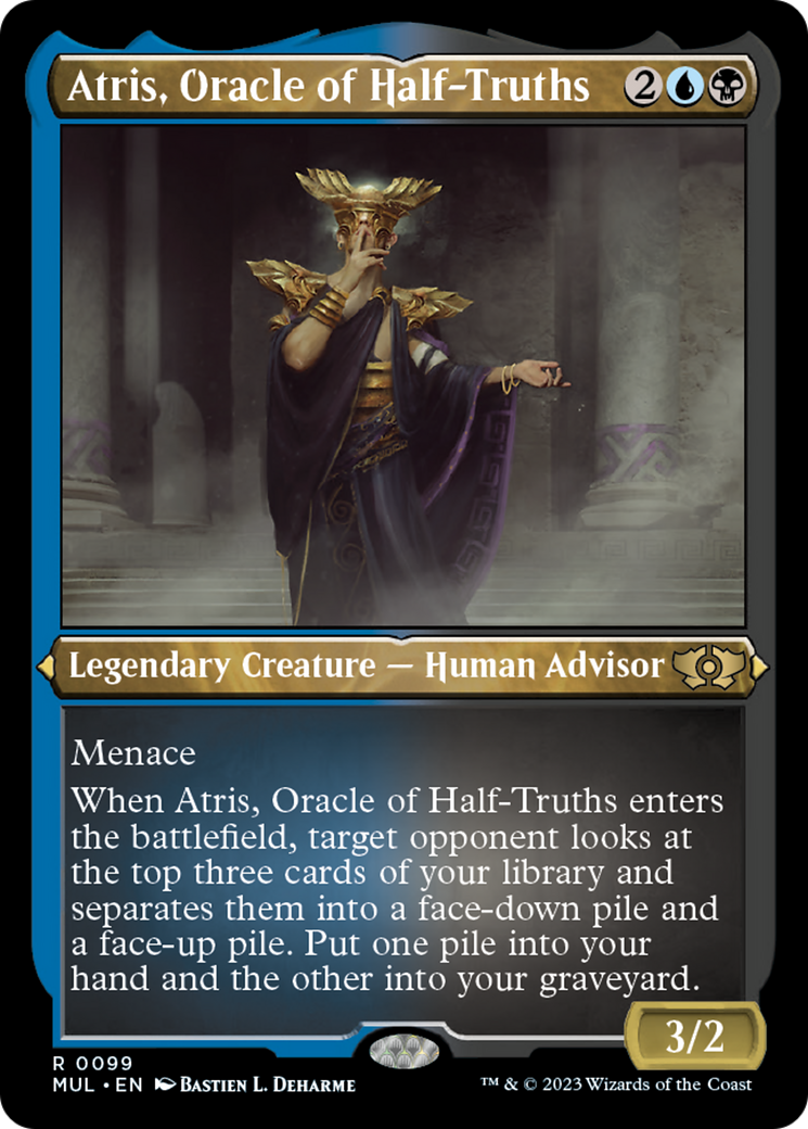 Atris, Oracle of Half-Truths (Foil Etched) [Multiverse Legends] | Gamers Paradise