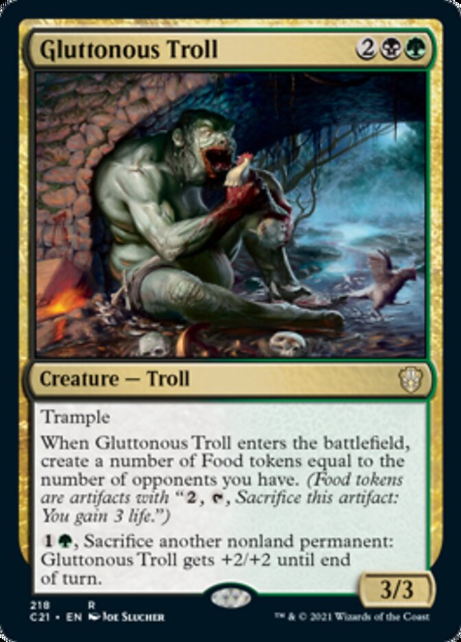 Gluttonous Troll [Commander 2021] | Gamers Paradise