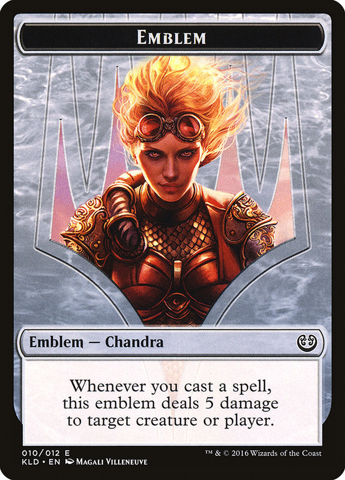 Chandra, Torch of Defiance Emblem [Kaladesh Tokens] | Gamers Paradise