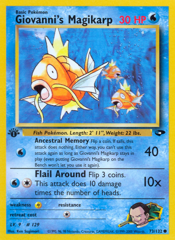 Giovanni's Magikarp (73/132) [Gym Challenge 1st Edition] | Gamers Paradise