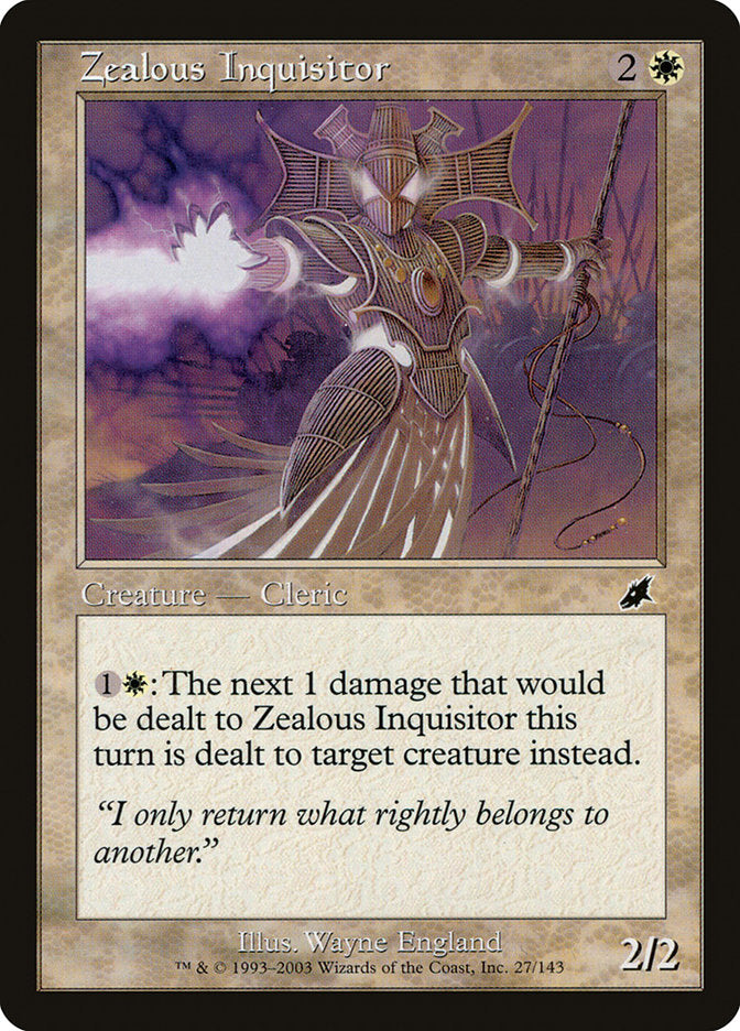 Zealous Inquisitor [Scourge] | Gamers Paradise