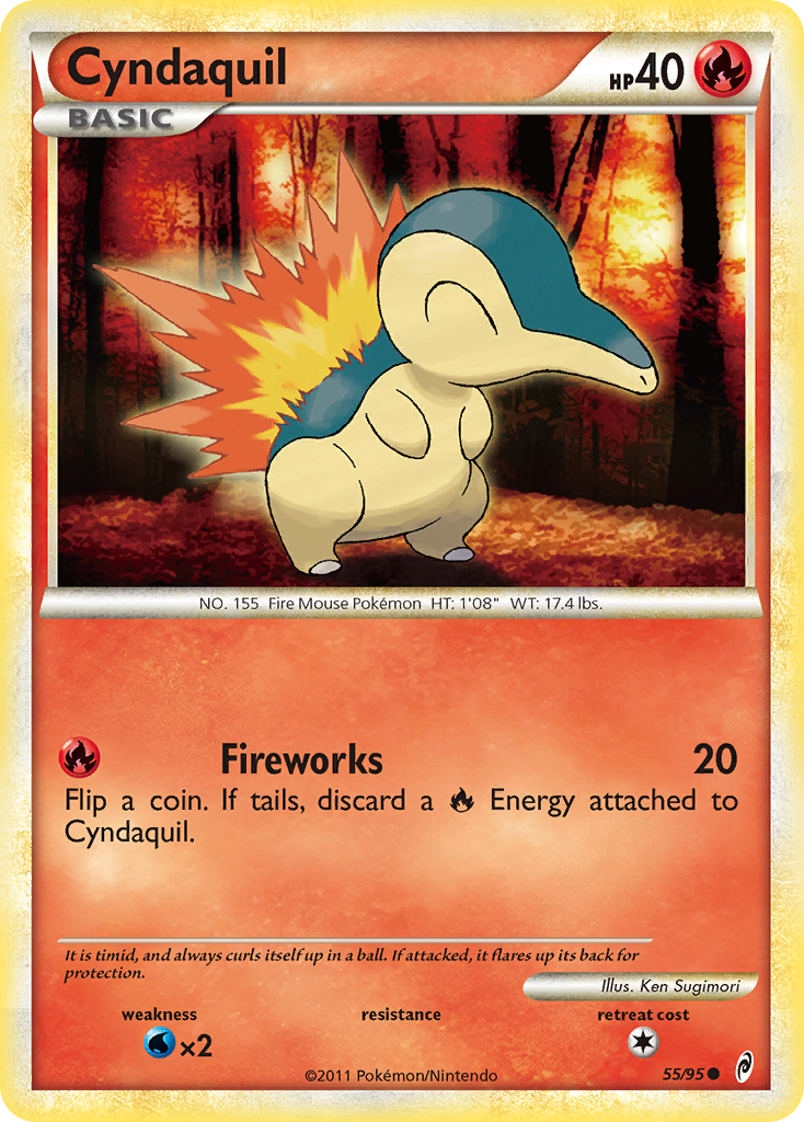 Cyndaquil (55/95) [HeartGold & SoulSilver: Call of Legends] | Gamers Paradise