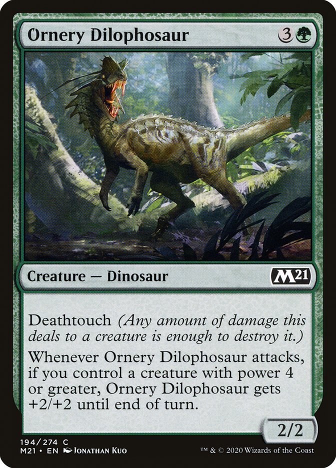 Ornery Dilophosaur [Core Set 2021] | Gamers Paradise