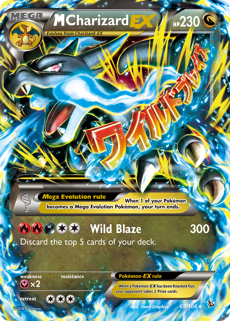 M Charizard EX (69/106) [XY: Flashfire] | Gamers Paradise