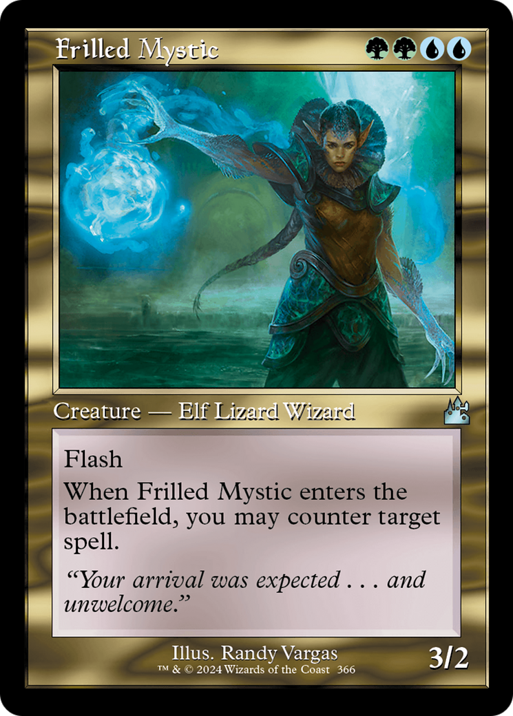 Frilled Mystic (Retro Frame) [Ravnica Remastered] | Gamers Paradise