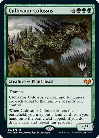 Cultivator Colossus (Promo Pack) [Innistrad: Crimson Vow Promos] | Gamers Paradise