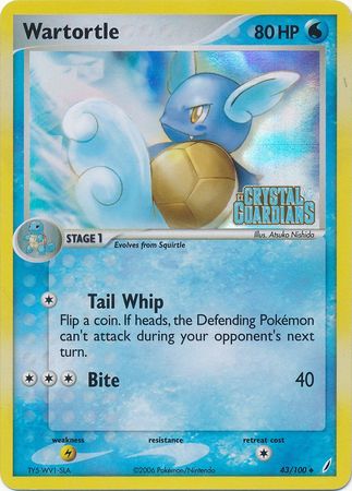 Wartortle (43/100) (Stamped) [EX: Crystal Guardians] | Gamers Paradise