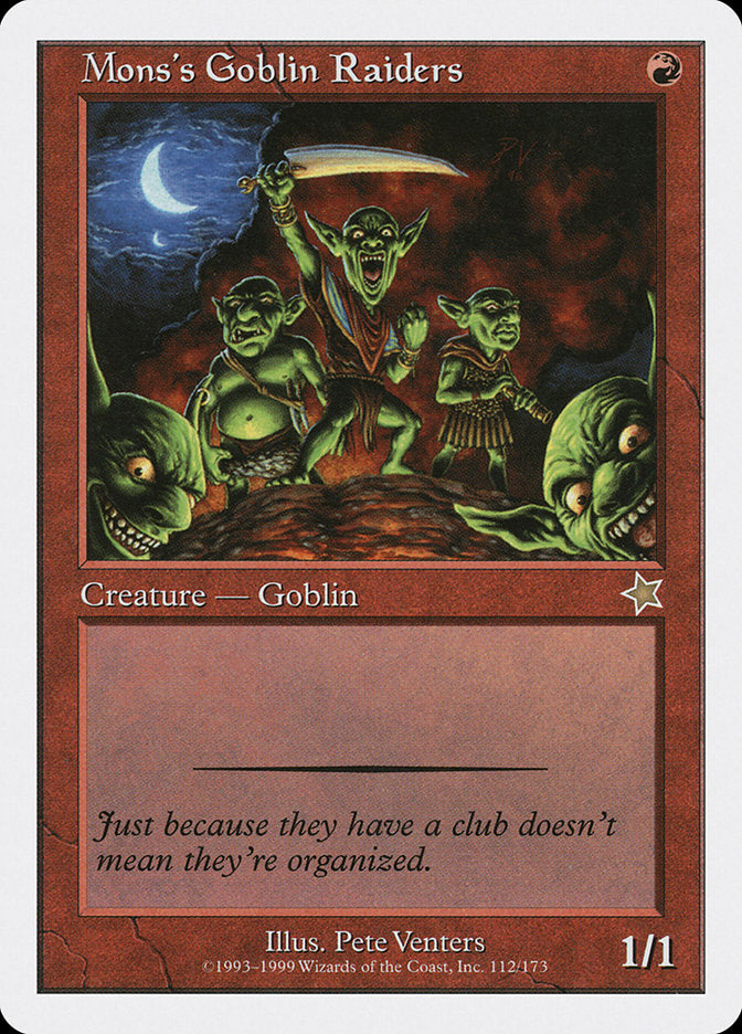 Mons's Goblin Raiders [Starter 1999] | Gamers Paradise
