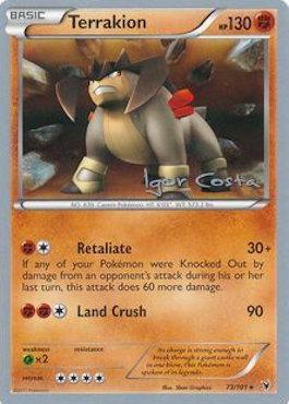 Terrakion (73/101) (Pesadelo Prism - Igor Costa) [World Championships 2012] | Gamers Paradise