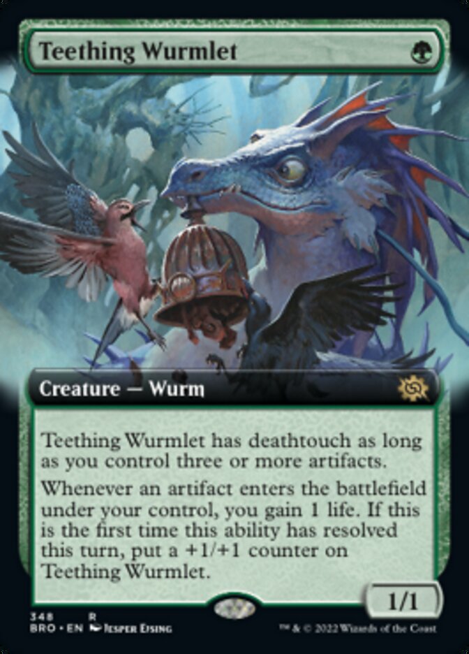 Teething Wurmlet (Extended Art) [The Brothers' War] | Gamers Paradise