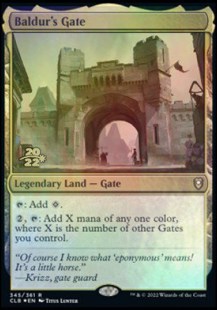 Baldur's Gate [Commander Legends: Battle for Baldur's Gate Prerelease Promos] | Gamers Paradise