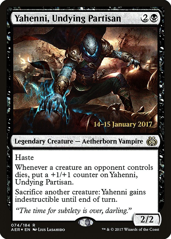 Yahenni, Undying Partisan [Aether Revolt Prerelease Promos] | Gamers Paradise