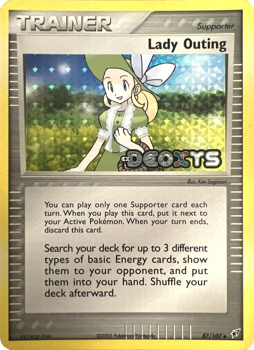 Lady Outing (87/107) (Stamped) [EX: Deoxys] | Gamers Paradise