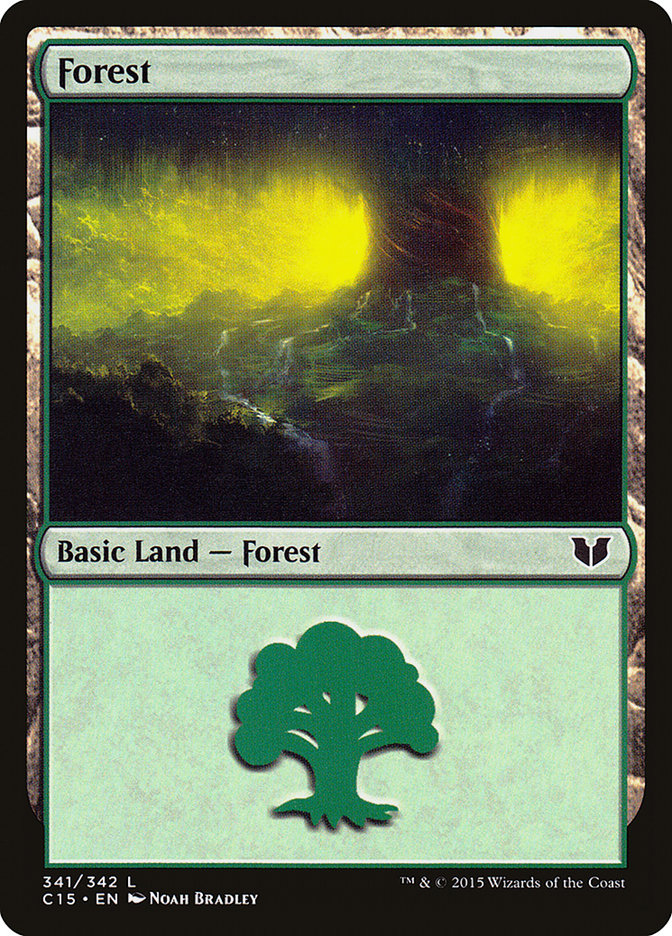 Forest (341) [Commander 2015] | Gamers Paradise