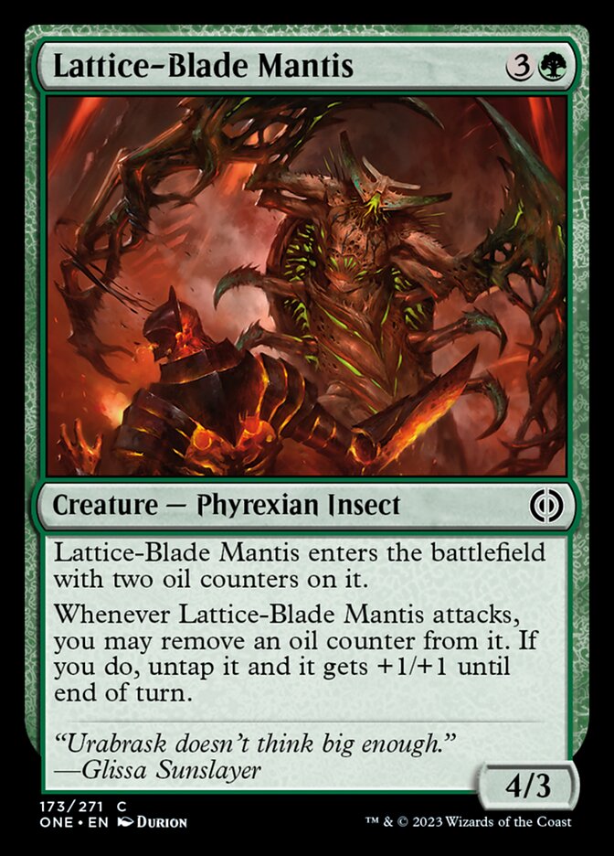 Lattice-Blade Mantis [Phyrexia: All Will Be One] | Gamers Paradise