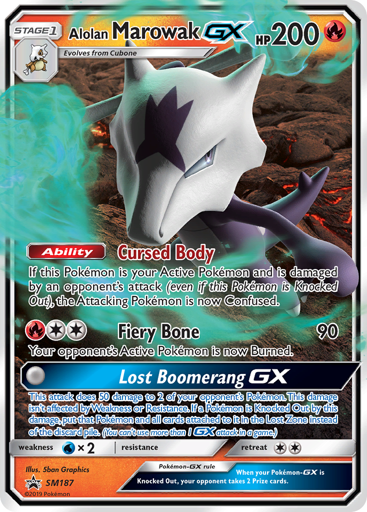 Alolan Marowak GX (SM187) [Sun & Moon: Black Star Promos] | Gamers Paradise