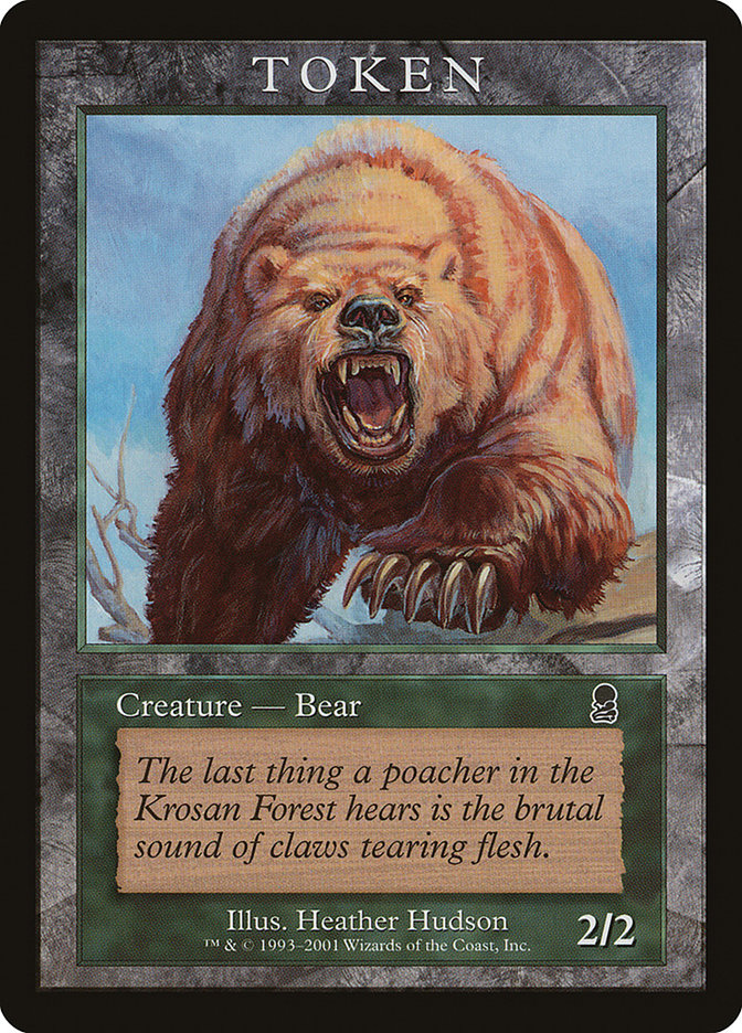 Bear Token [Magic Player Rewards 2001] | Gamers Paradise