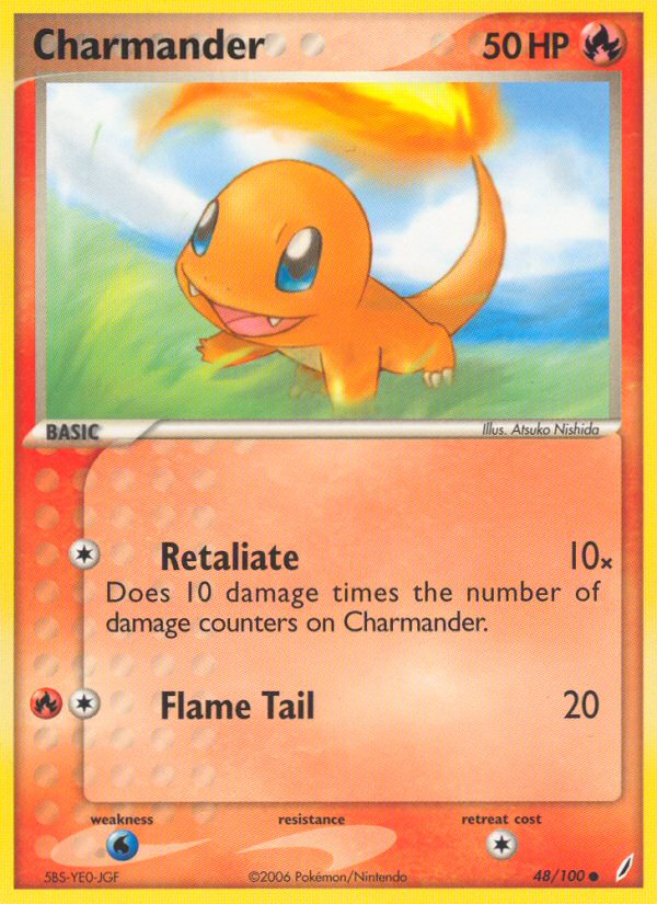 Charmander (48/100) [EX: Crystal Guardians] | Gamers Paradise