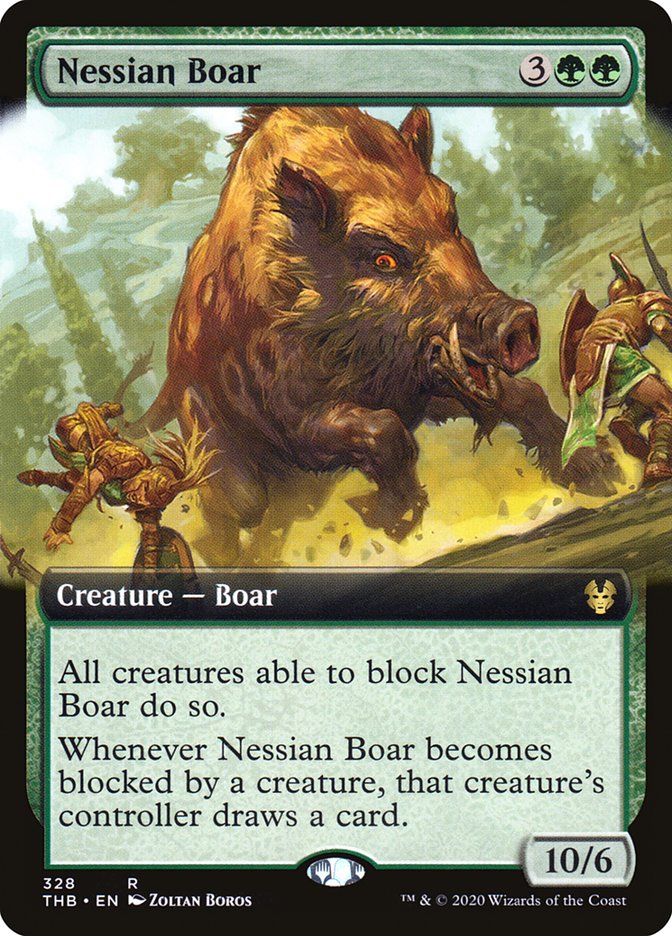 Nessian Boar (Extended Art) [Theros Beyond Death] | Gamers Paradise