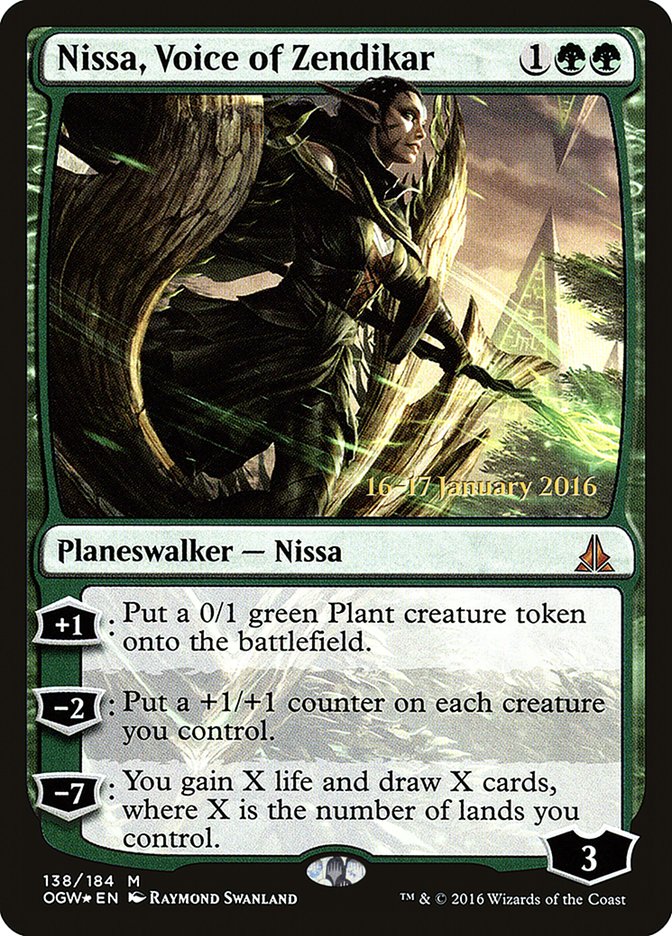 Nissa, Voice of Zendikar [Oath of the Gatewatch Prerelease Promos] | Gamers Paradise