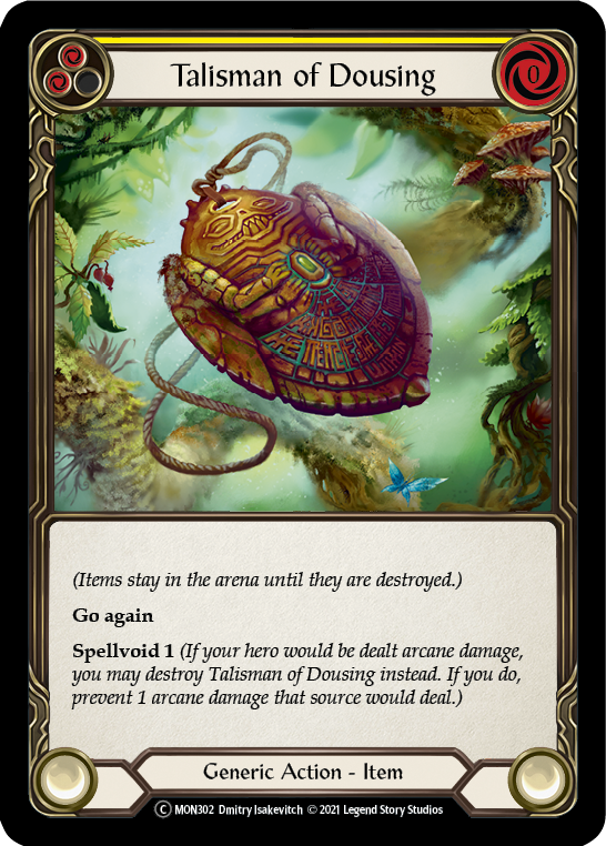 Talisman of Dousing [U-MON302-RF] Unlimited Rainbow Foil | Gamers Paradise