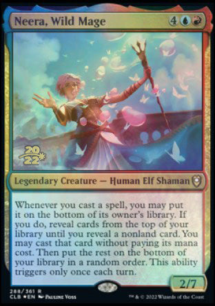 Neera, Wild Mage [Commander Legends: Battle for Baldur's Gate Prerelease Promos] | Gamers Paradise