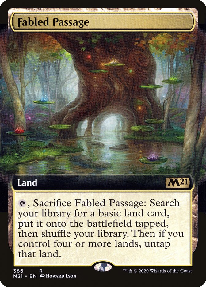 Fabled Passage (Extended Art) [Core Set 2021] | Gamers Paradise