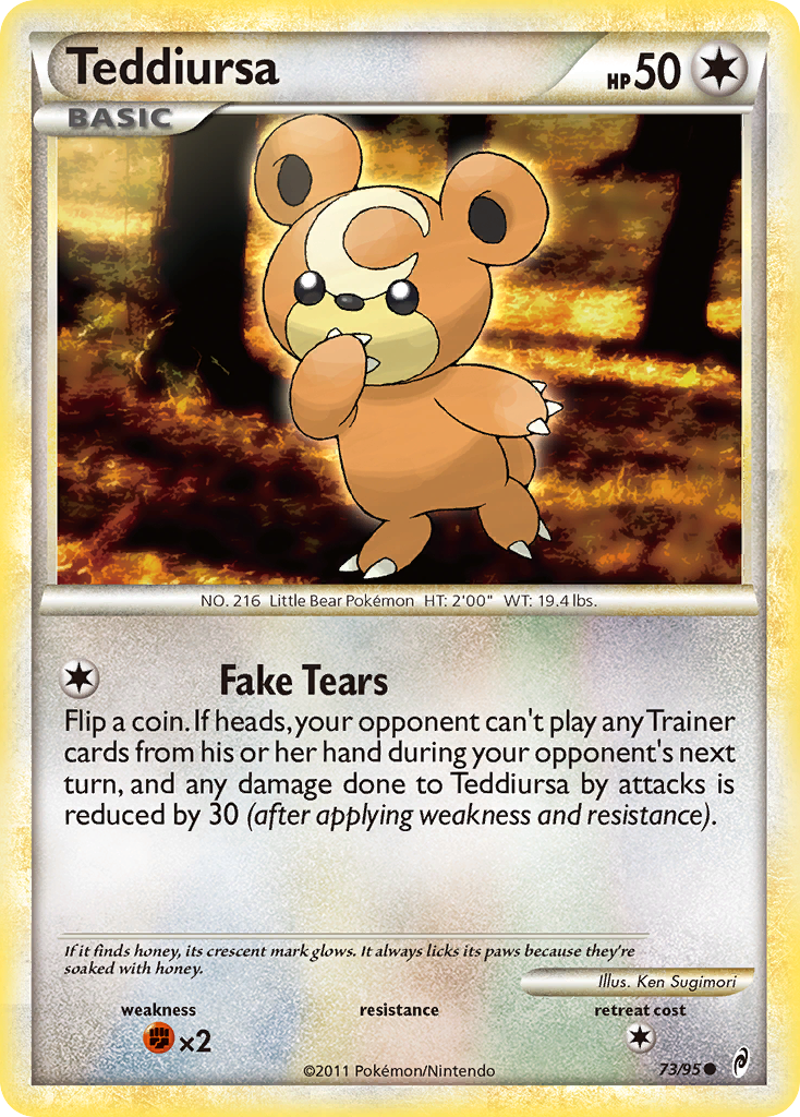 Teddiursa (73/95) [HeartGold & SoulSilver: Call of Legends] | Gamers Paradise