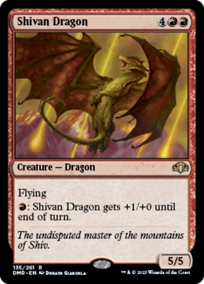 Shivan Dragon [Dominaria Remastered] | Gamers Paradise