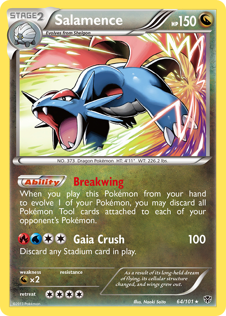 Salamence (64/101) [Black & White: Plasma Blast] | Gamers Paradise