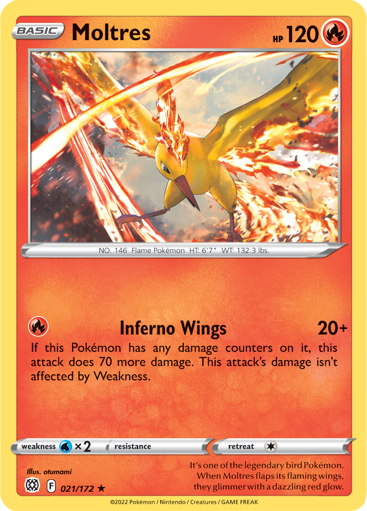 Moltres (021/172) [Sword & Shield: Brilliant Stars] | Gamers Paradise