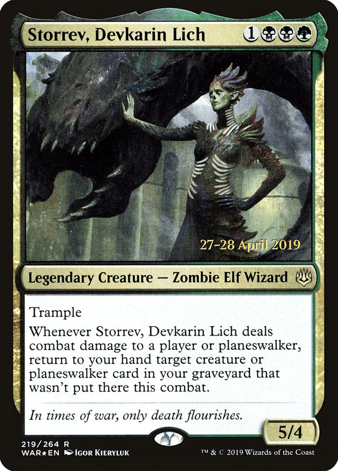 Storrev, Devkarin Lich [War of the Spark Prerelease Promos] | Gamers Paradise