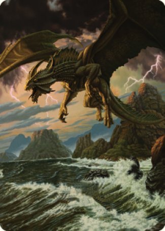 Ancient Bronze Dragon Art Card (03) [Commander Legends: Battle for Baldur's Gate Art Series] | Gamers Paradise