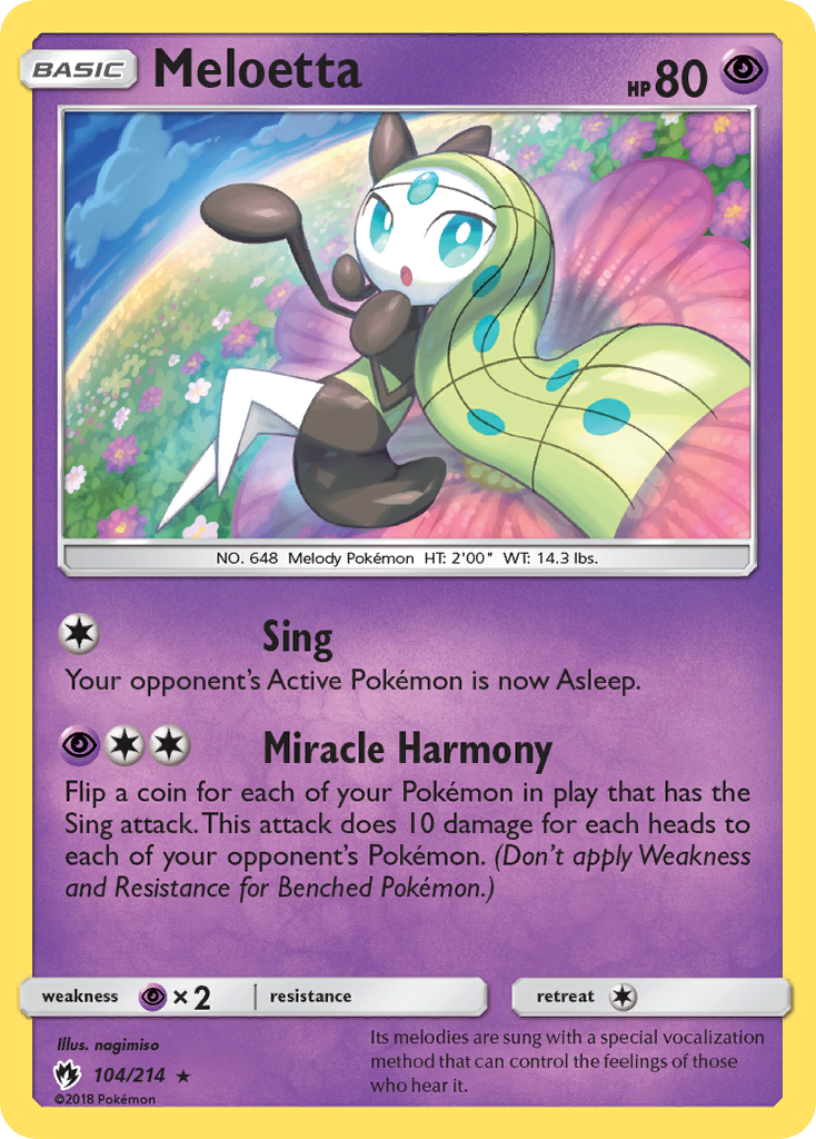 Meloetta (104/214) [Sun & Moon: Lost Thunder] | Gamers Paradise