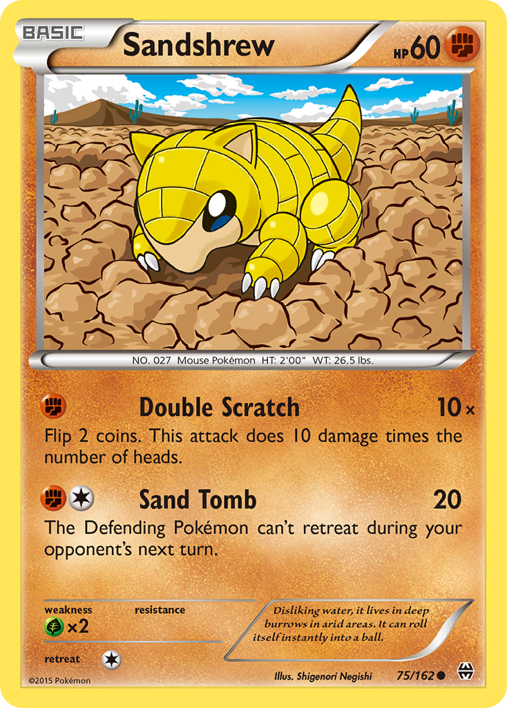 Sandshrew (75/162) [XY: BREAKthrough] | Gamers Paradise