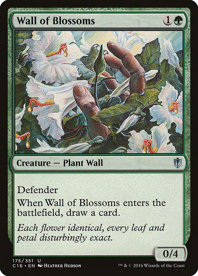 Wall of Blossoms [Commander 2016] | Gamers Paradise
