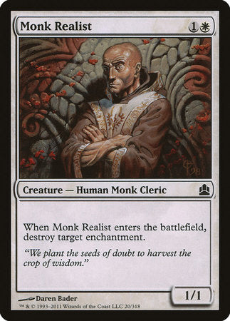 Monk Realist [Commander 2011] | Gamers Paradise