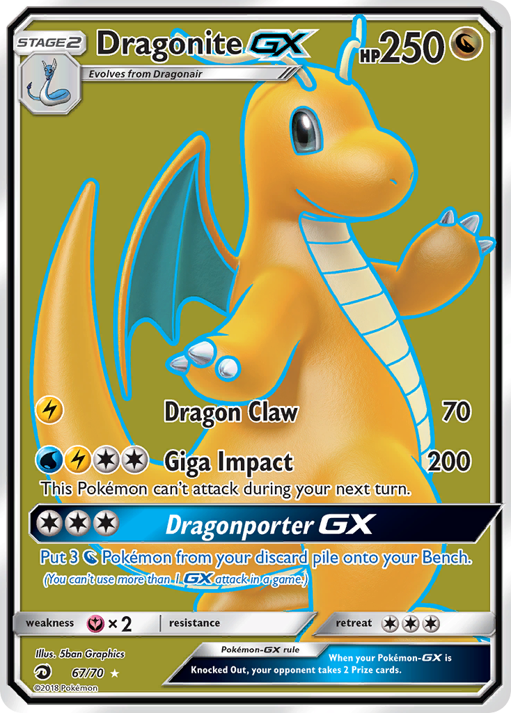 Dragonite GX (67/70) [Sun & Moon: Dragon Majesty] | Gamers Paradise