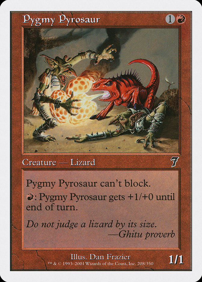 Pygmy Pyrosaur [Seventh Edition] | Gamers Paradise