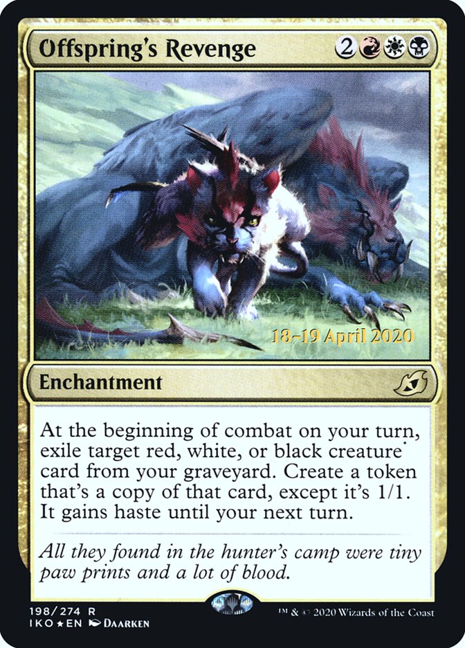 Offspring's Revenge [Ikoria: Lair of Behemoths Prerelease Promos] | Gamers Paradise