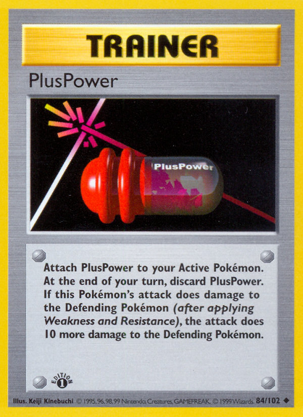 PlusPower (84/102) (Shadowless) [Base Set 1st Edition] | Gamers Paradise