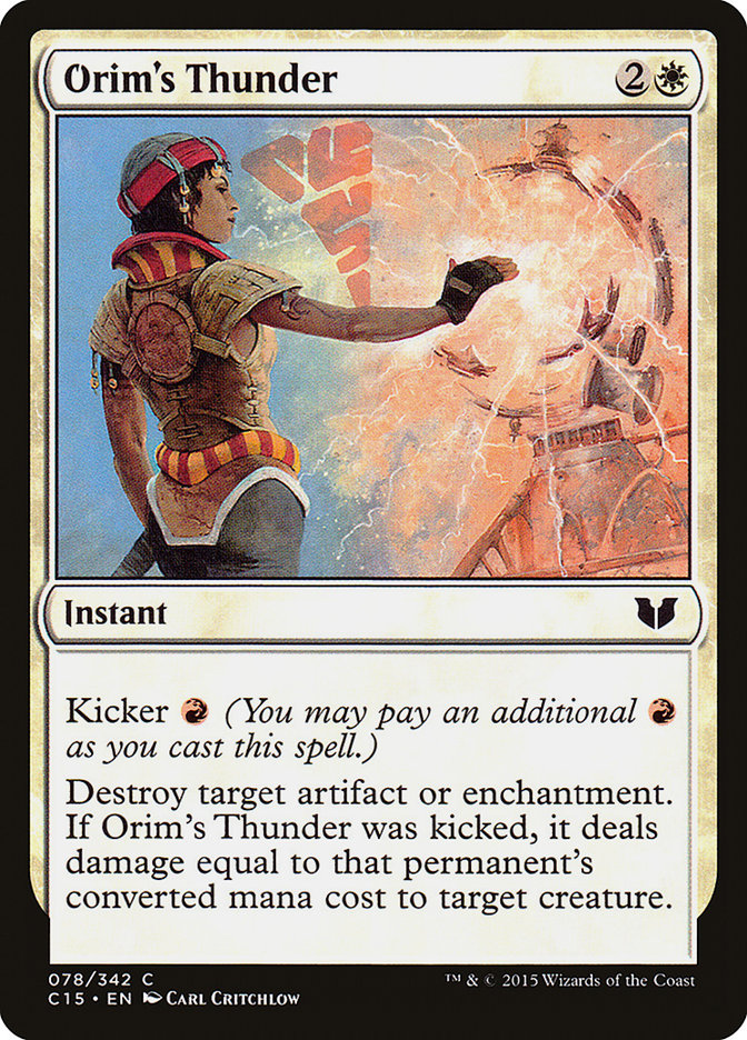 Orim's Thunder [Commander 2015] | Gamers Paradise