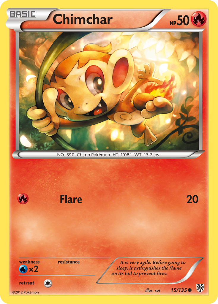 Chimchar (15/135) [Black & White: Plasma Storm] | Gamers Paradise